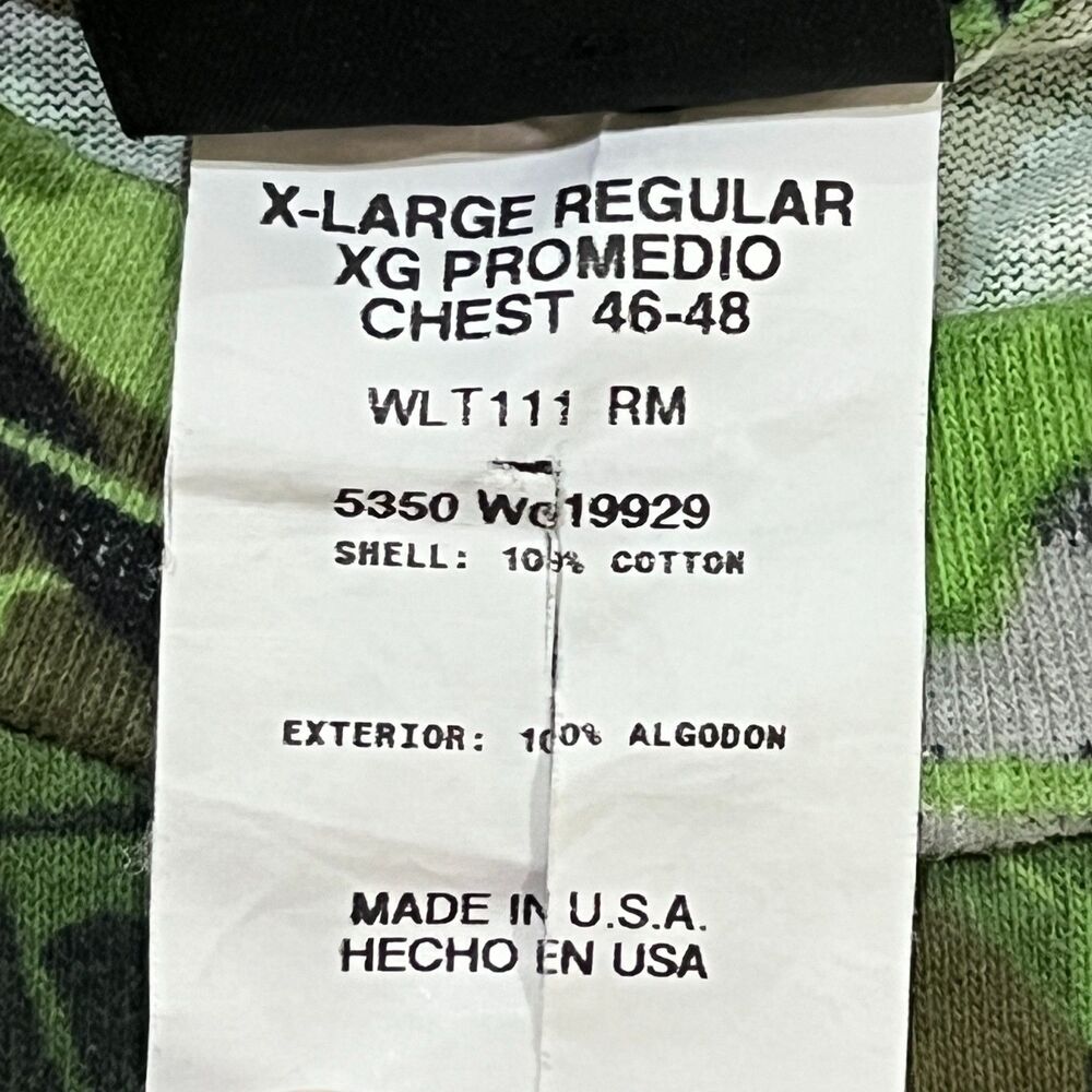 Vintage 90s Liberty Rocky Mountain Camo Long Sleeve T-Shirt Aspen Realtree - XL - Picture 5 of 8